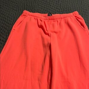 GAP Bright Coral Sweatpants